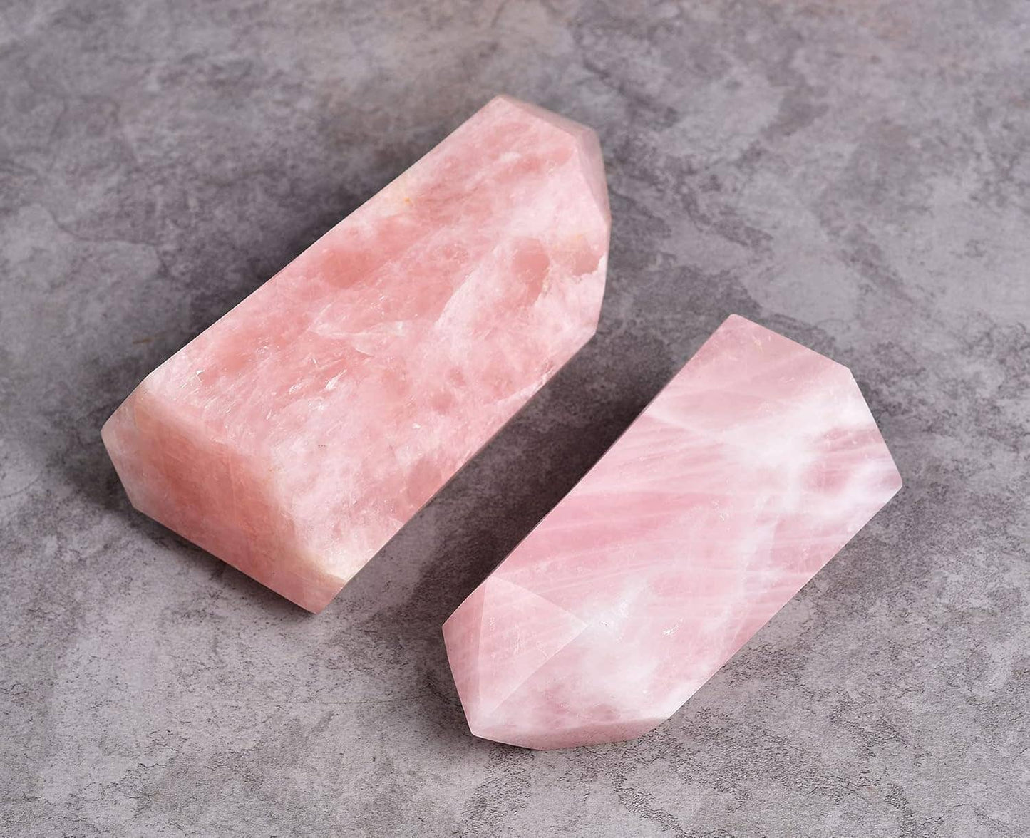 Rose Quartz Tower Point 8.5-10" Tall 2.8-3.8 LB Crystal