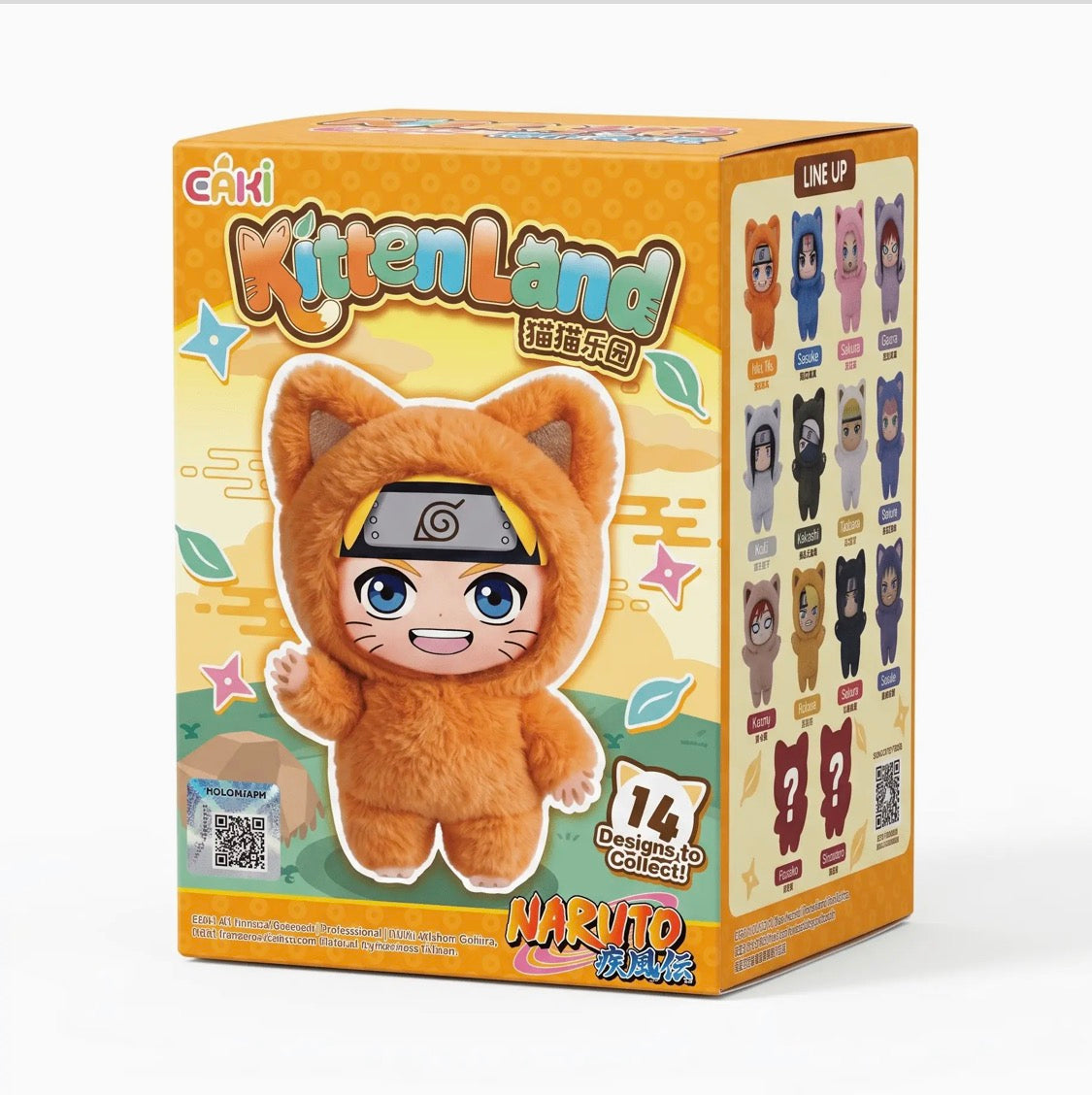 Eaki Naruto Shippuden
Kitten Land Series Blind Box
Plush Collection
