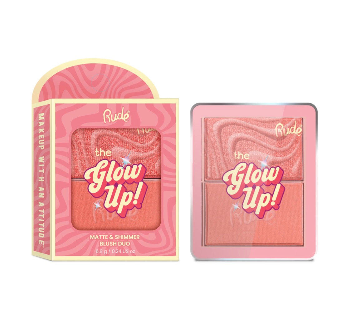 The Glow Up! Matte & Shimmer Blush Duo
