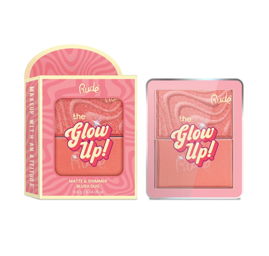 The Glow Up! Matte & Shimmer Blush Duo