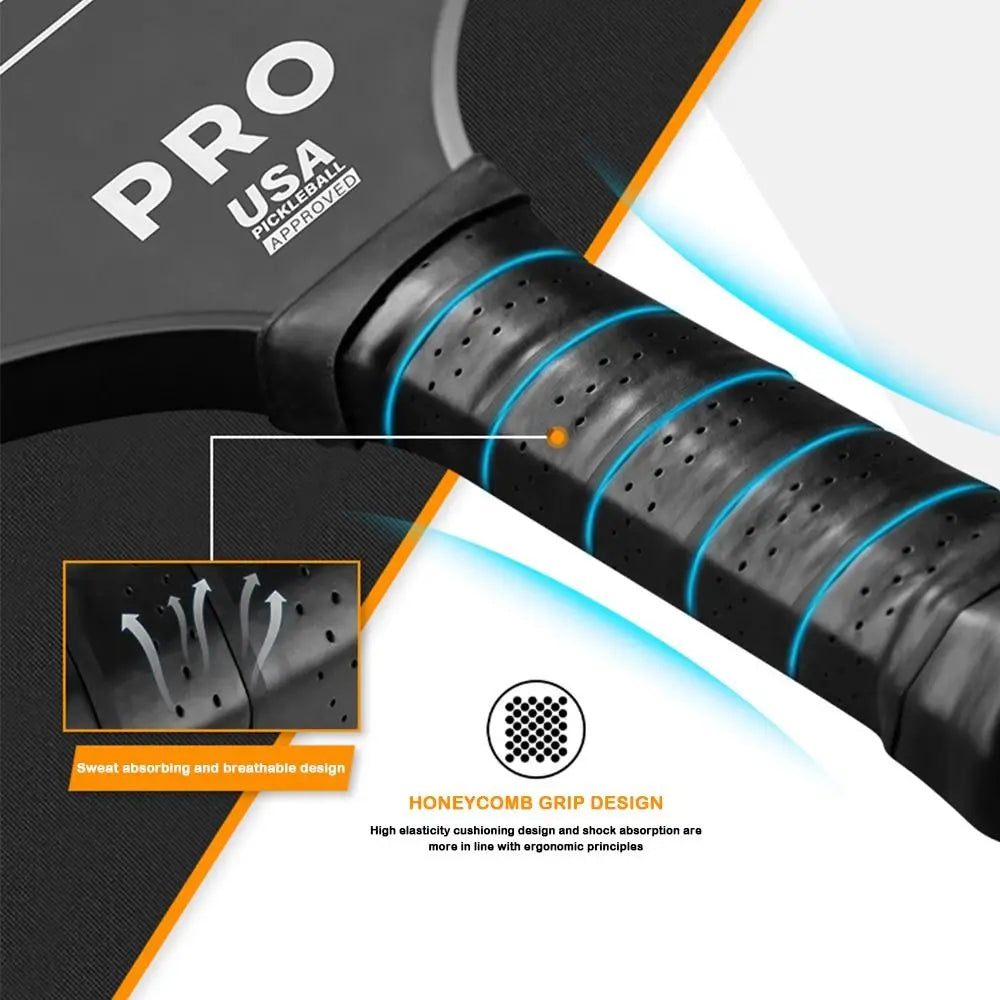 1pc T700 Pickleball Paddles Frosted Surface Carbon Fiber Pickleball Rackets USAPA Approved Lightweight Pickle Ball Paddle