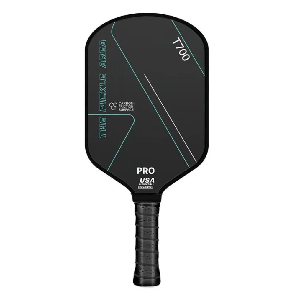 Durable T700 Pickleball Paddle 16MM Carbon Fiber Pickle Ball Paddle Frosted Surface Lightweight Pickleball Rackets Set