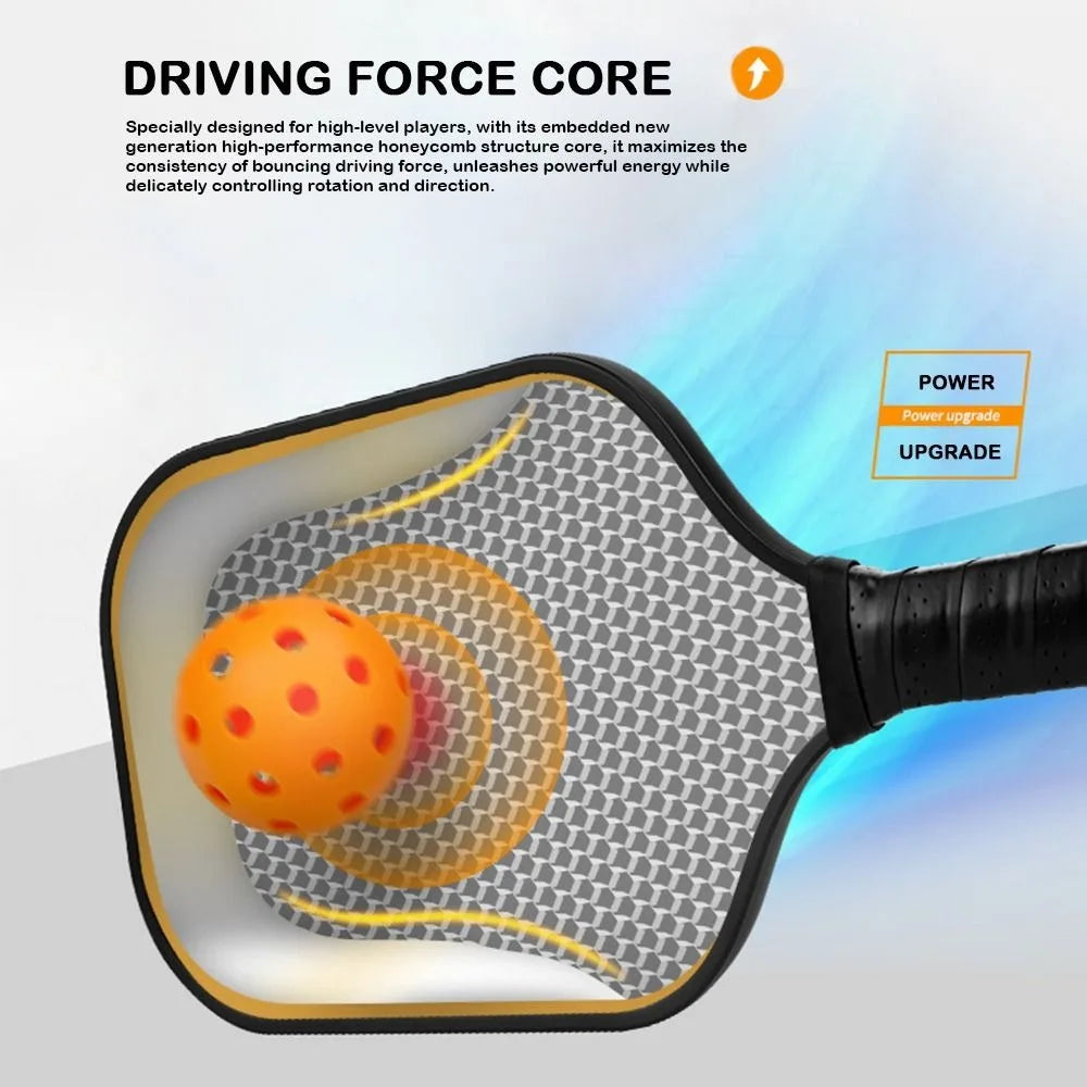 1pc T700 Pickleball Paddles Frosted Surface Carbon Fiber Pickleball Rackets USAPA Approved Lightweight Pickle Ball Paddle