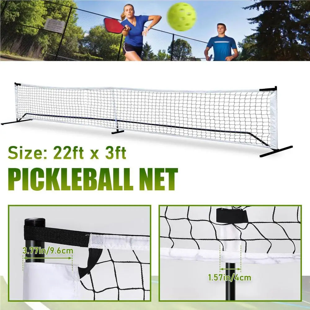 Indoor Outdoor Pickle Ball Net Outdoor Replacement Pickle Ball Net Portable Sports Practice Accessories For Fitness Volleyball