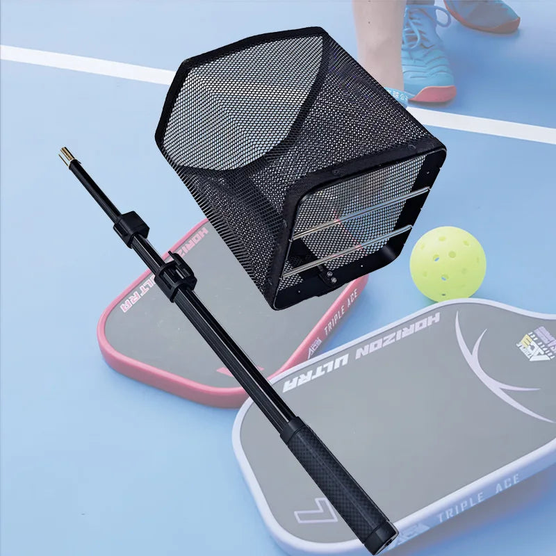 Pickleball Picker Adjustable Large Capacity Pickleball Pick Up Basket Lightweight Durable Balls Picker Portable Sports Accessory