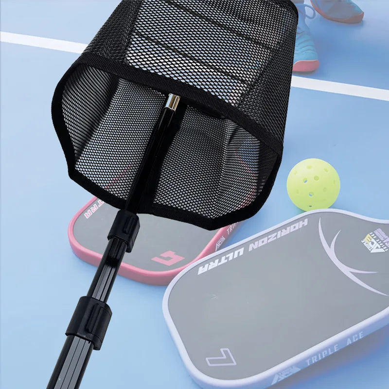 Pickleball Picker Adjustable Large Capacity Pickleball Pick Up Basket Lightweight Durable Balls Picker Portable Sports Accessory