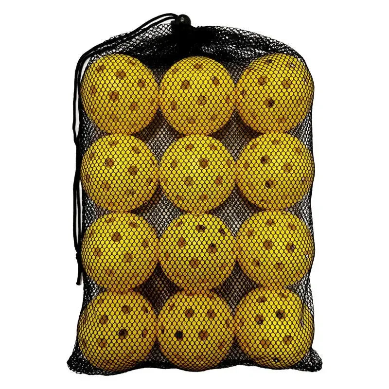 12/6pcs Pickleball 74MM 40 Holes Outdoor Durable Pickleballs 26g per Ball for Competition Pack of Outdoor Pickleballs