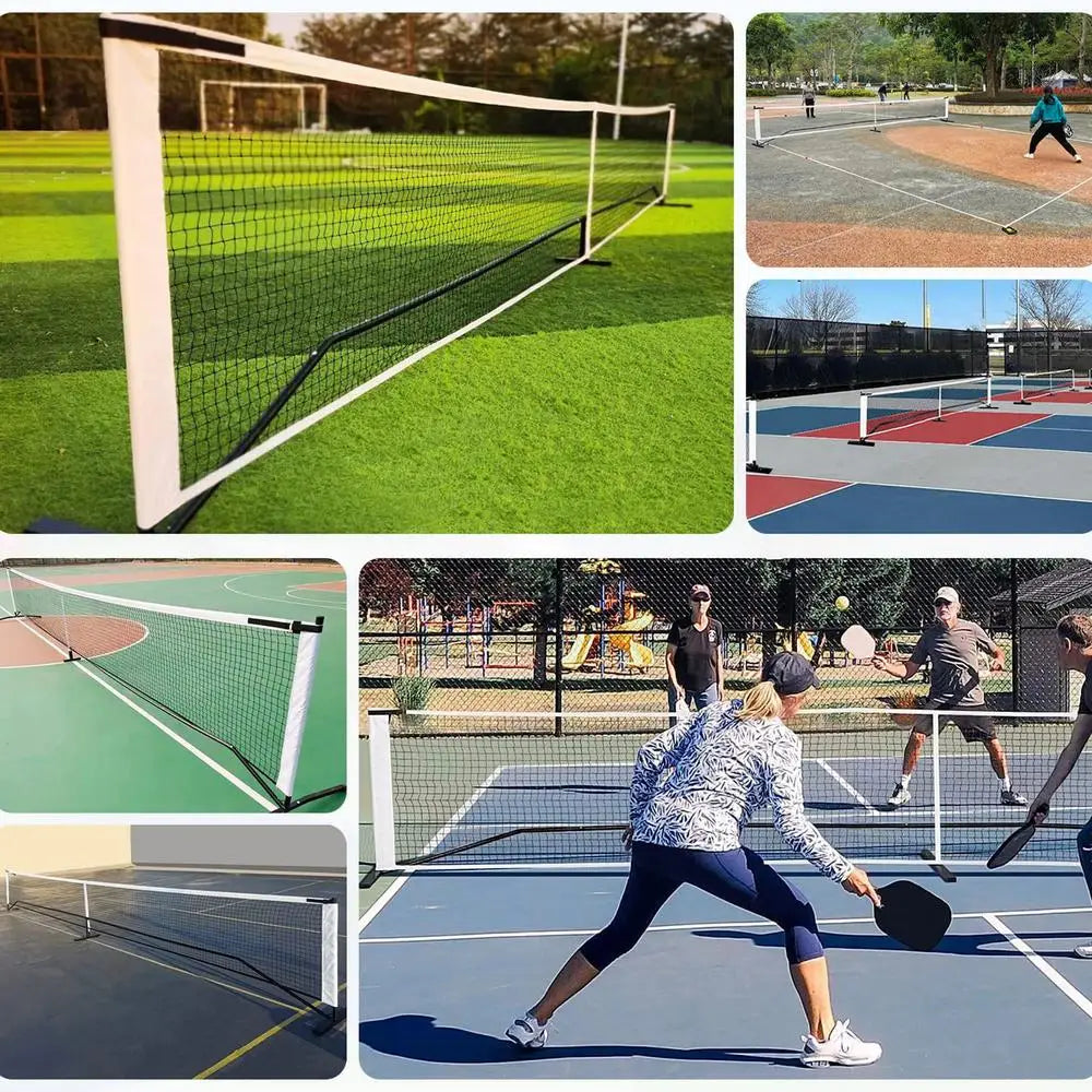 Indoor Outdoor Pickle Ball Net Outdoor Replacement Pickle Ball Net Portable Sports Practice Accessories For Fitness Volleyball