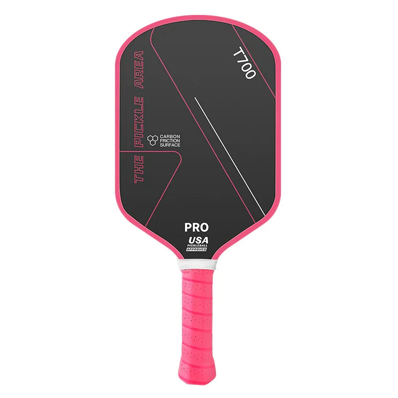 T700 Pickleball Paddle Carbon Fiber USAPA Approved Pickle Ball Paddle Lightweight Frosted Surface Professional Game Supplies