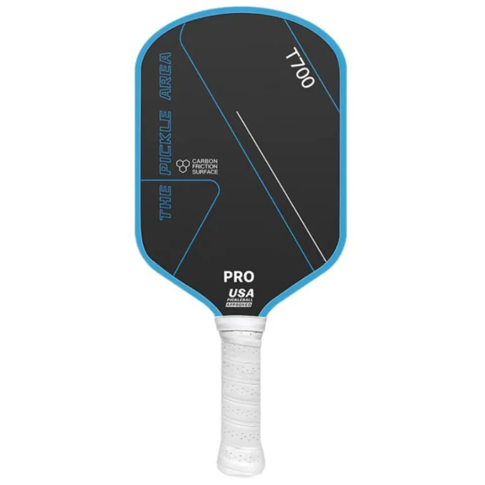 Durable T700 Pickleball Paddle 16MM Carbon Fiber Pickle Ball Paddle Frosted Surface Lightweight Pickleball Rackets Set