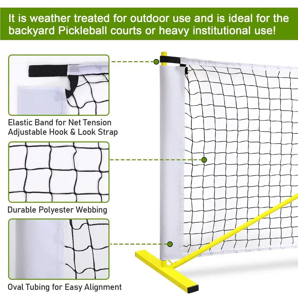 Indoor Outdoor Pickle Ball Net Outdoor Replacement Pickle Ball Net Portable Sports Practice Accessories For Fitness Volleyball