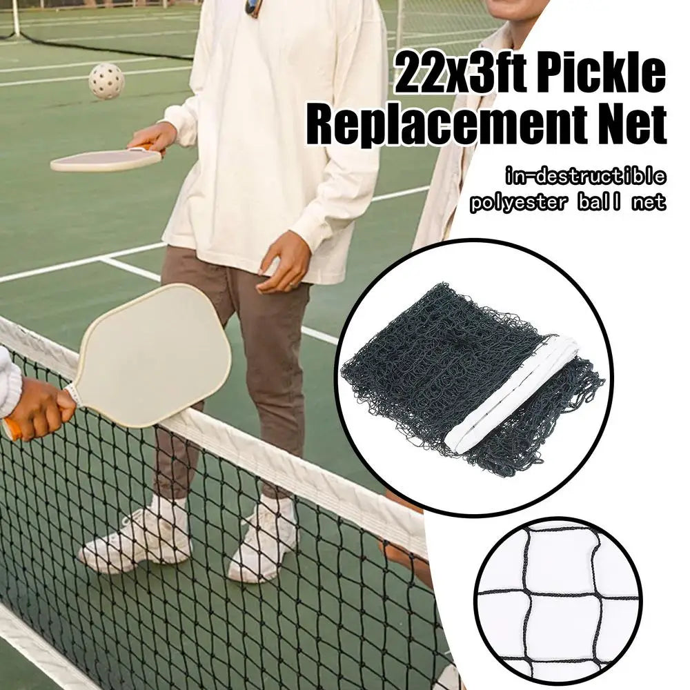 Indoor Outdoor Pickle Ball Net Outdoor Replacement Pickle Ball Net Portable Sports Practice Accessories For Fitness Volleyball