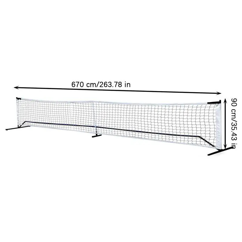 Indoor Outdoor Pickle Ball Net Outdoor Replacement Pickle Ball Net Portable Sports Practice Accessories For Fitness Volleyball