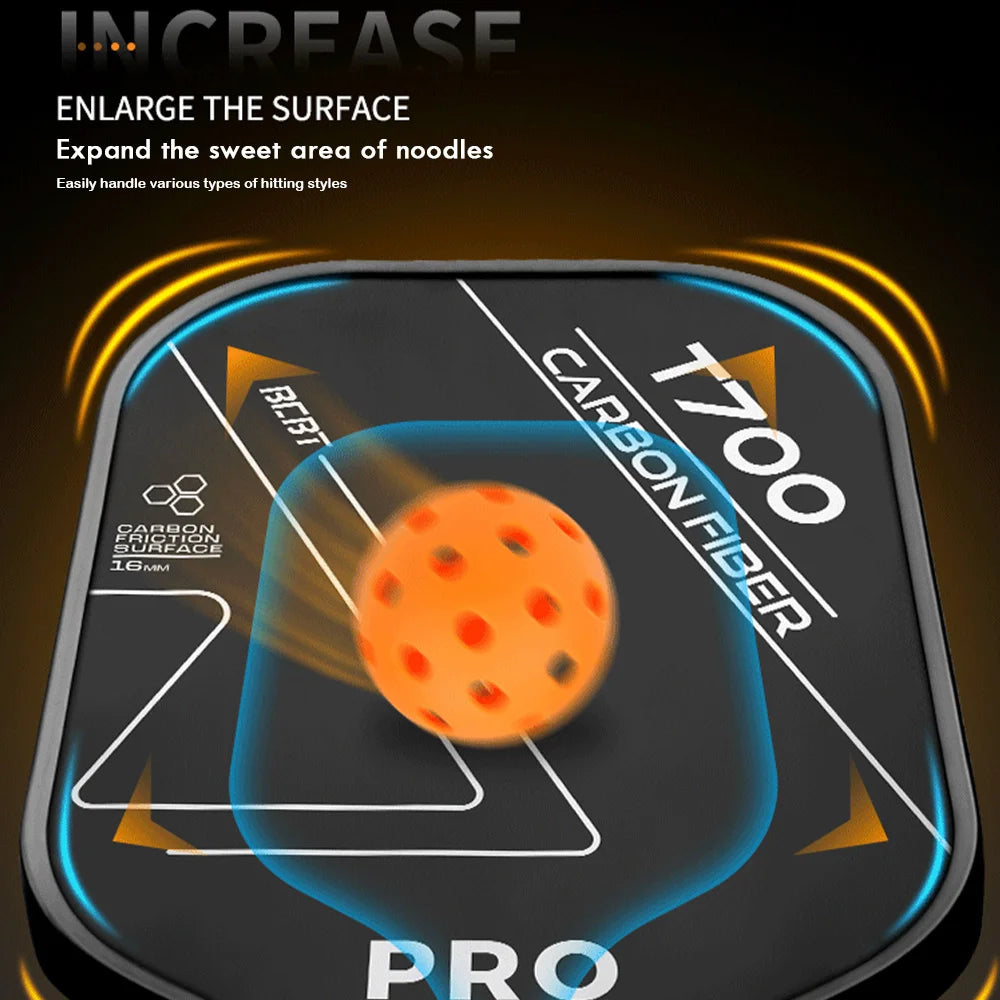 1pc T700 Pickleball Paddles Frosted Surface Carbon Fiber Pickleball Rackets USAPA Approved Lightweight Pickle Ball Paddle