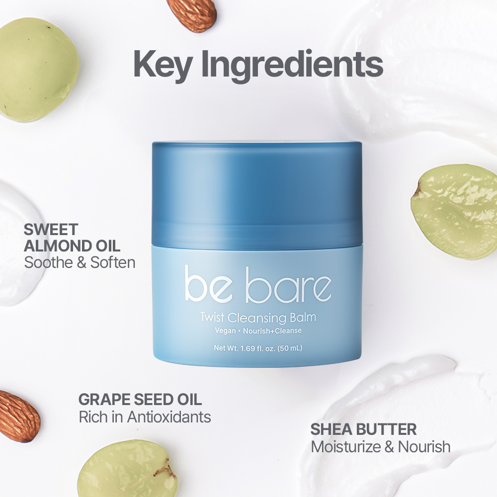 Be bare Twist Cleansing Balm - Makeup-Removing & Refillable: Refillable Pod