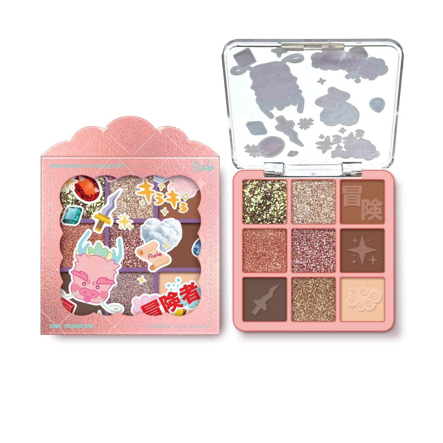 Chibi Manga 9 Color Eyeshadow Palette: Dreamy Sky - Ashley’s Emporium
