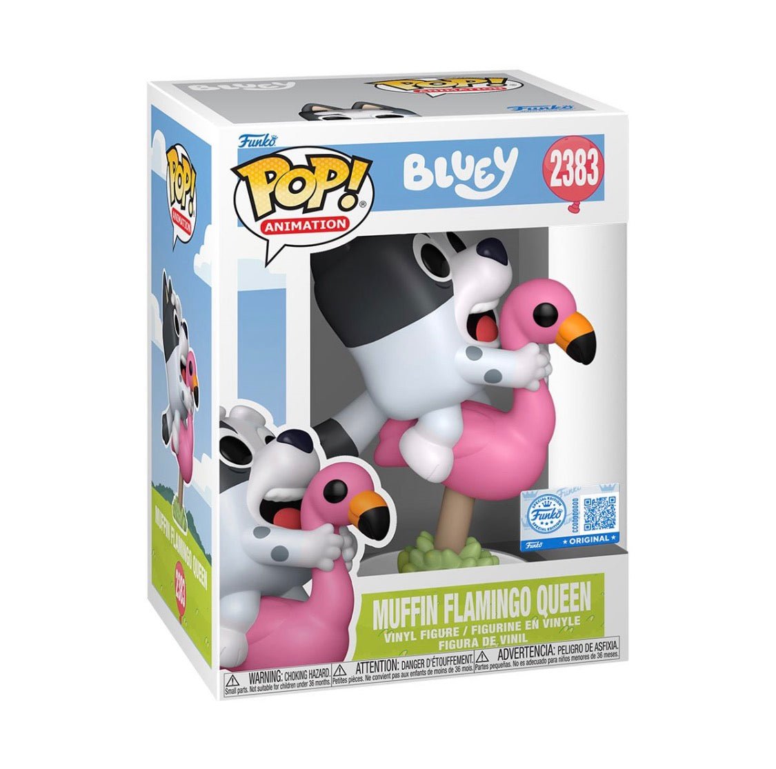 EE Exclusive Bluey Funko Pop! Muffin Flamingo Queen - Ashley’s Emporium