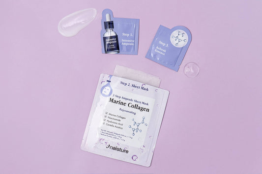 Firming 3 Step Ampoule Sheet Mask - Marine Collagen(5pc Box) - Ashley’s Emporium