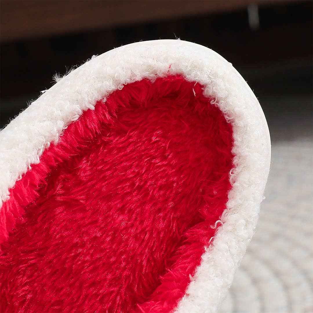 Halloween Non-Slip Fleece-Lined Warm Cotton Slippers ZK3492: White / 36-37