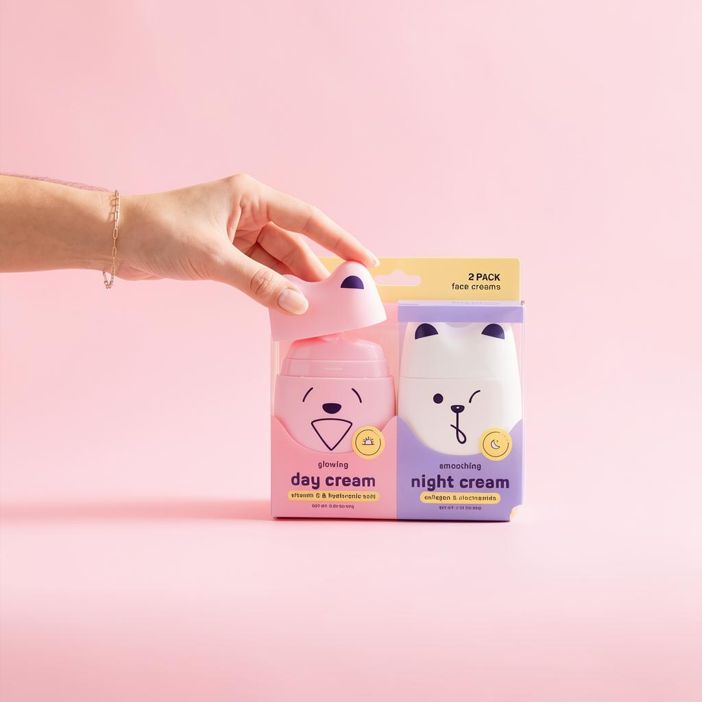 Glowing + Smoothing Day & Night Cream Duo