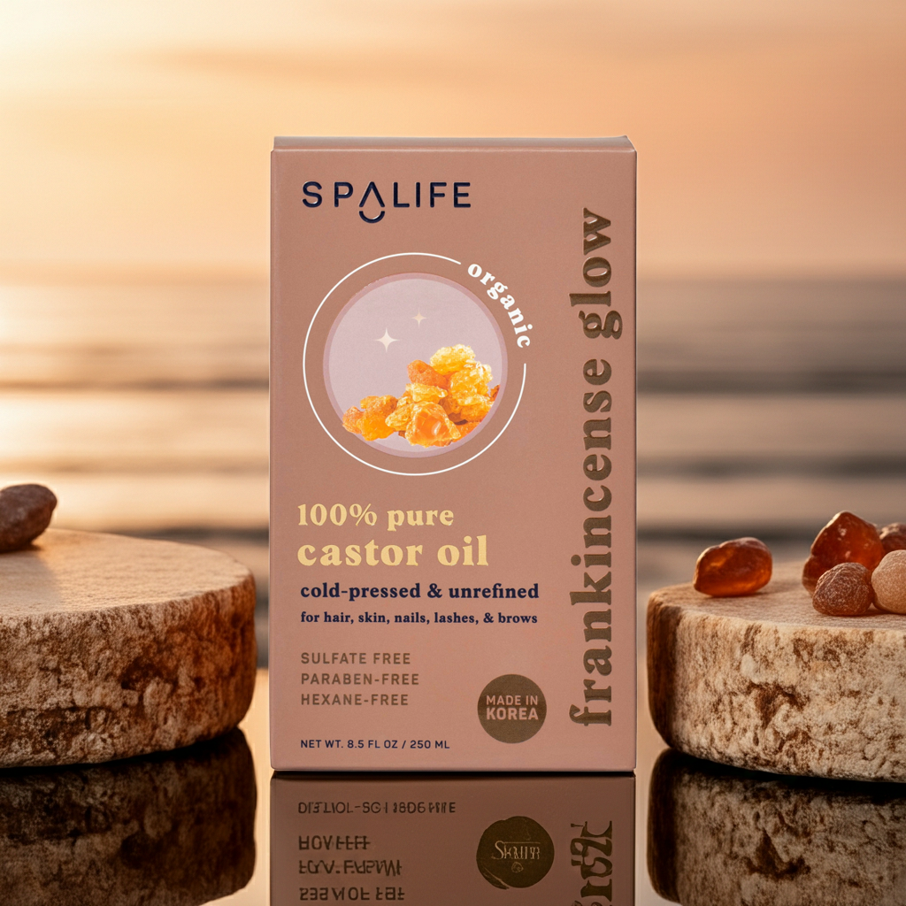 100% Pure Organic Castor Oil With Frankincense Extract