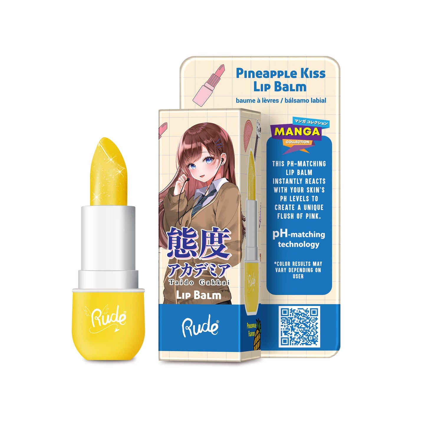 Manga Collection Lip Balm: Peach Kiss - Ashley’s Emporium