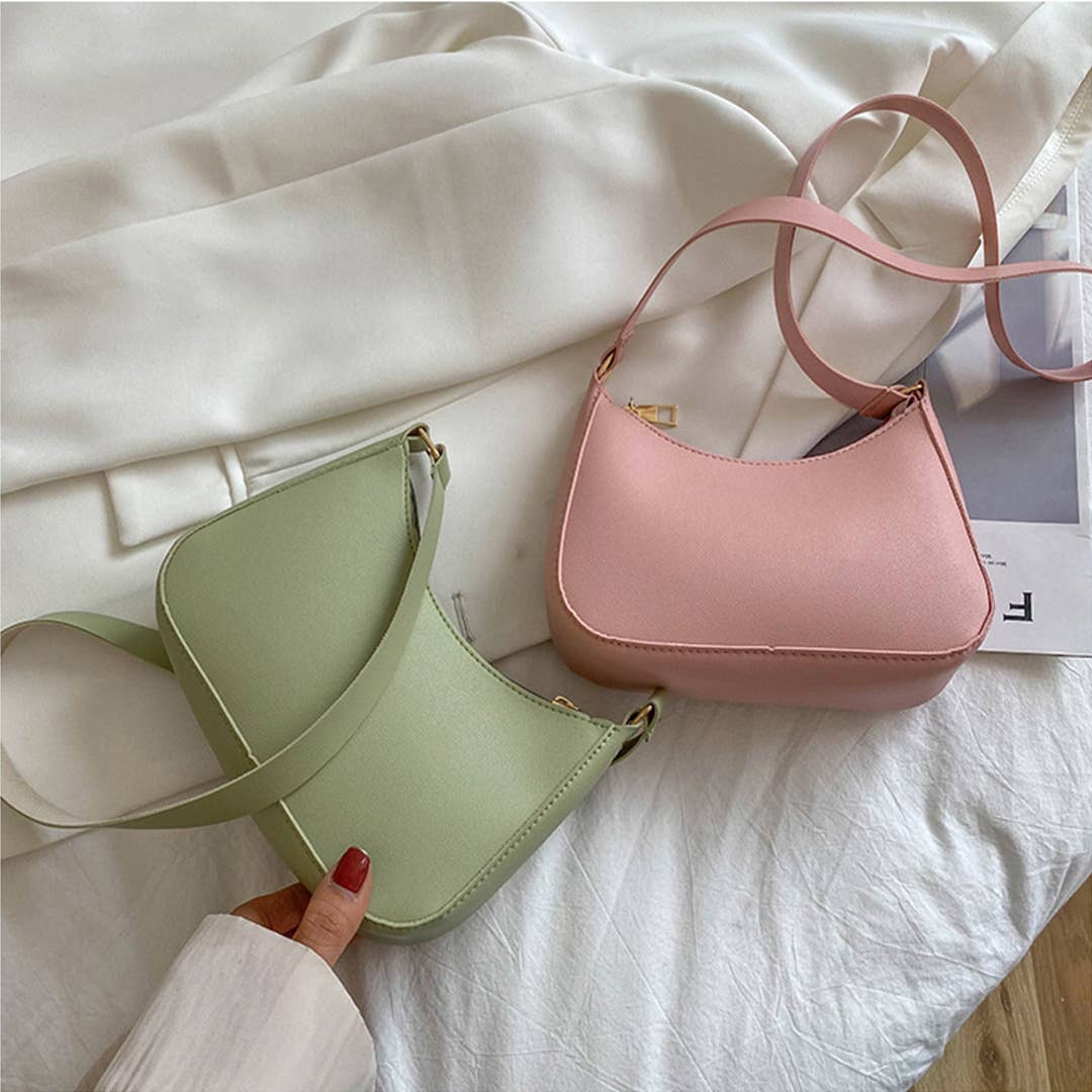 Portable Chic Shoulder Underarm Handbag ZK3191: Pink / One Size - Ashley’s Emporium