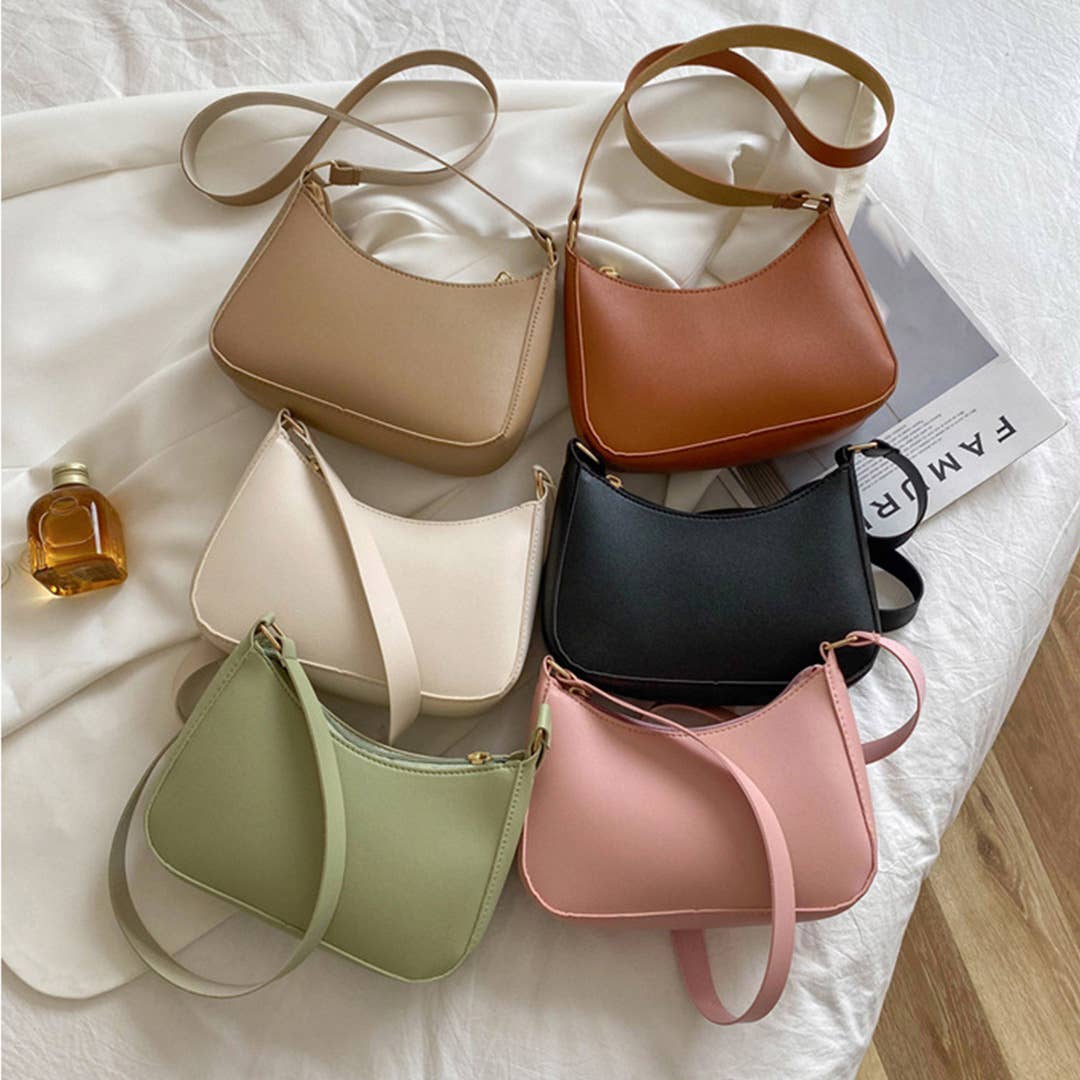 Portable Chic Shoulder Underarm Handbag ZK3191: Pink / One Size - Ashley’s Emporium