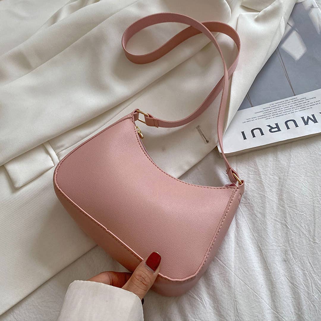 Portable Chic Shoulder Underarm Handbag ZK3191: Pink / One Size - Ashley’s Emporium