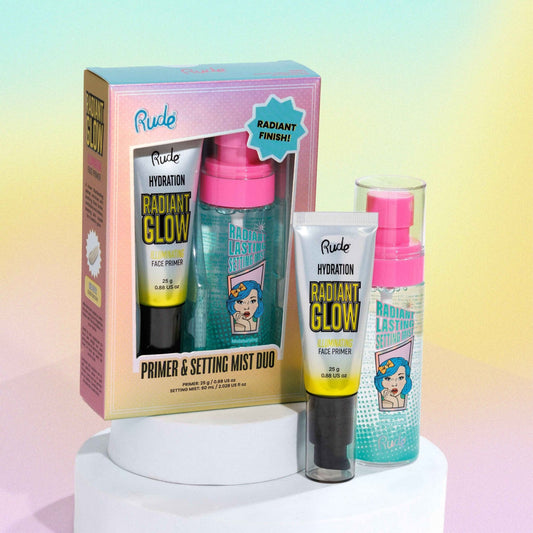 Radiant Glow Primer + Radiant Lasting Setting Mist Duo - Ashley’s Emporium
