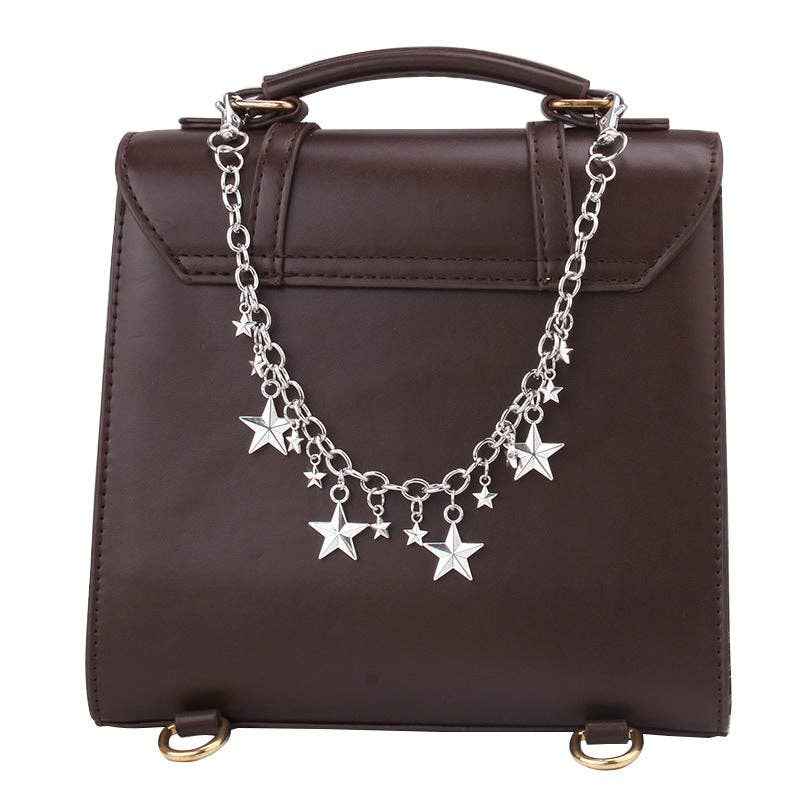 Trendy Crossbody Bag with Decorative Chains for Women: Single-Layer Small Spider BC - Ashley’s Emporium