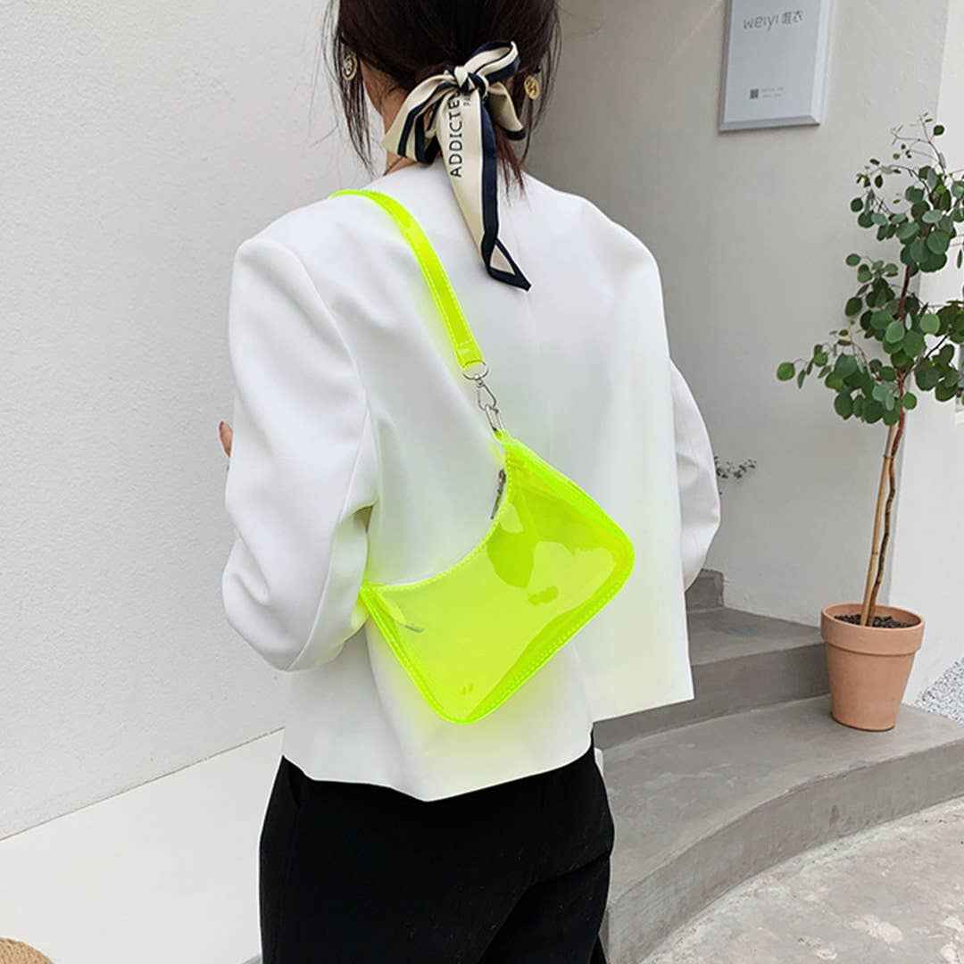 Trendy Crossbody Chic Shoulder Underarm Phone Bag ZK3189: Black / One Size