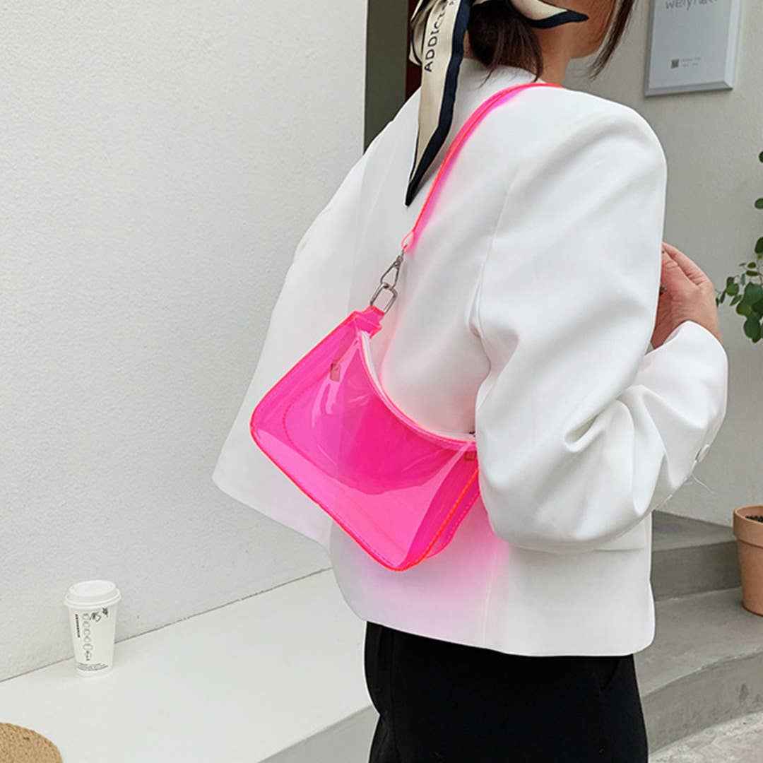 Trendy Crossbody Chic Shoulder Underarm Phone Bag ZK3189: Black / One Size