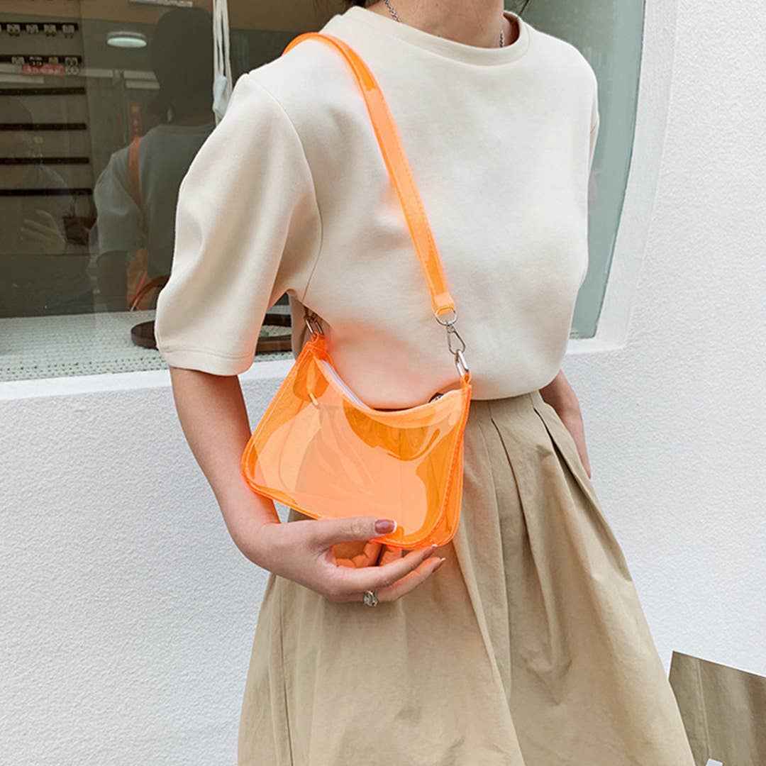Trendy Crossbody Chic Shoulder Underarm Phone Bag ZK3189: Black / One Size