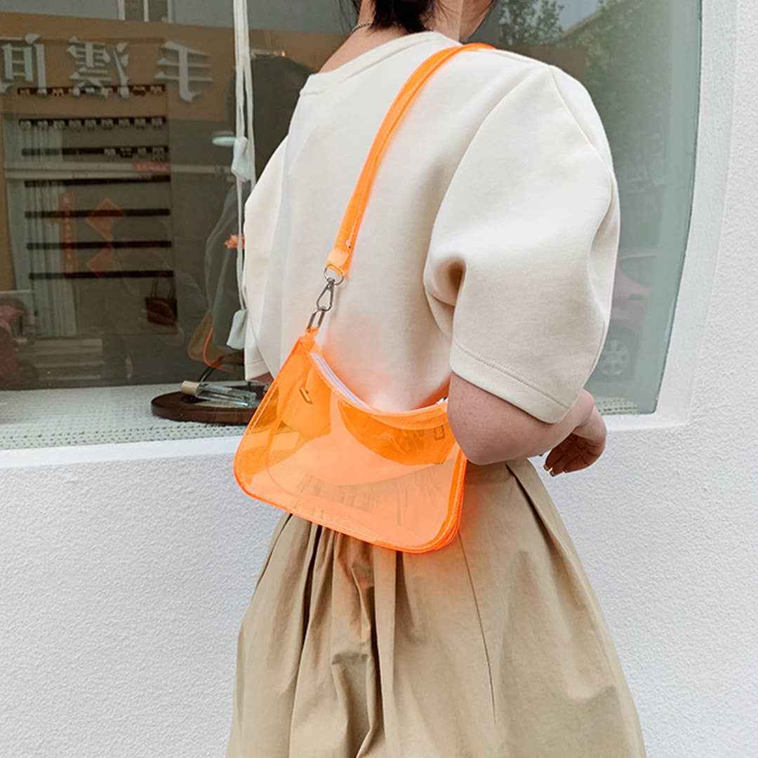 Trendy Crossbody Chic Shoulder Underarm Phone Bag ZK3189: Black / One Size