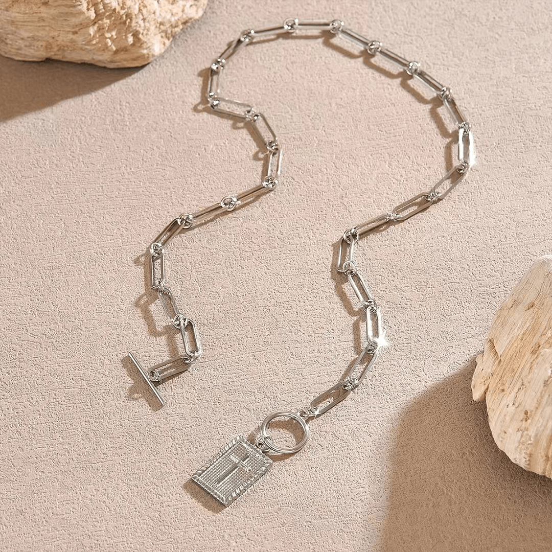 Vintage Cross OT Clasp Luxury Necklace ZK4448: Gold / One Size - Ashley’s Emporium
