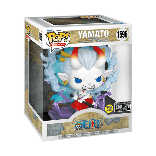 Yamato Man-Beast Form Glow-in-the-Dark Funko Pop! Deluxe — One Piece 1596 (EE Exclusive) - Ashley’s Emporium